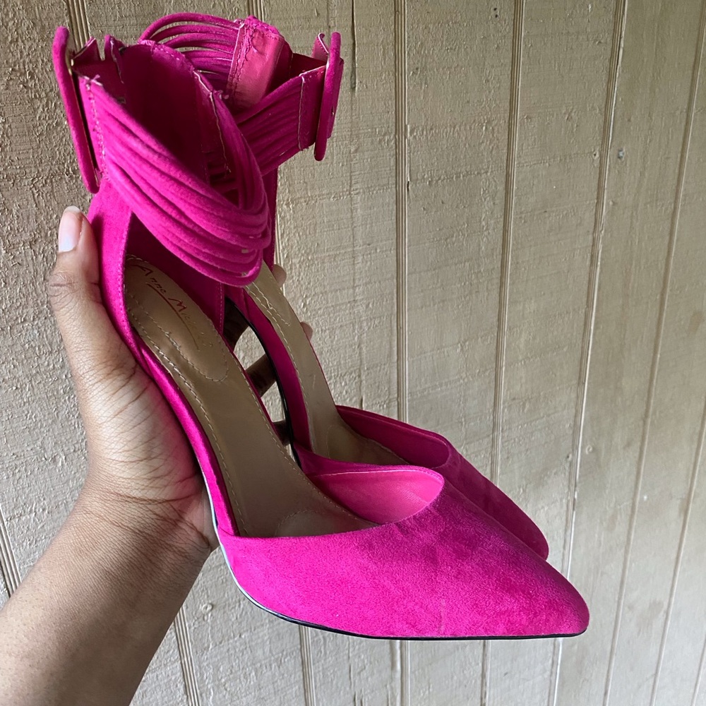 Anne Michelle Vibrant Pink Heels